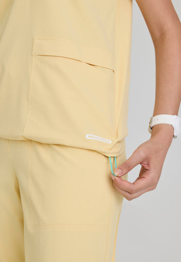 Charlie Top - Soft Citrine - Grey's Anatomy Scrubs