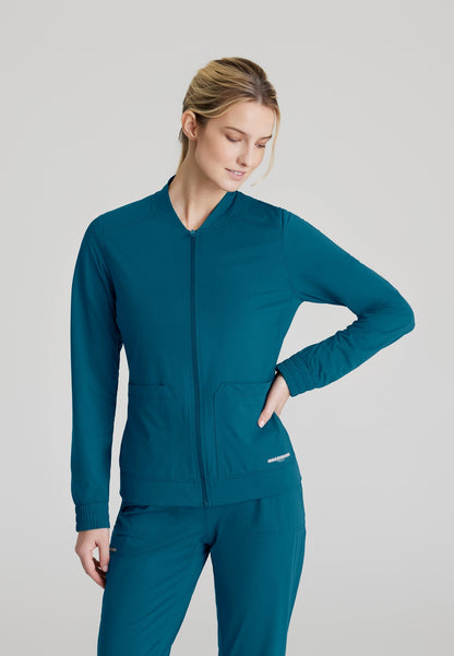 Contour Knit Warm-Up - Bahama - Jen's Scrubs