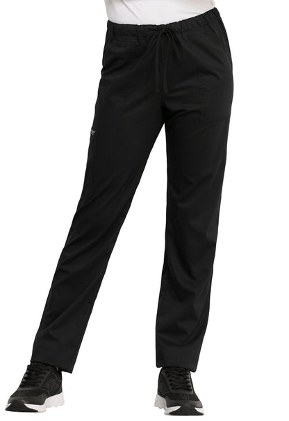 Unisex Unisex Tapered Leg Drawstring Pant - Black
