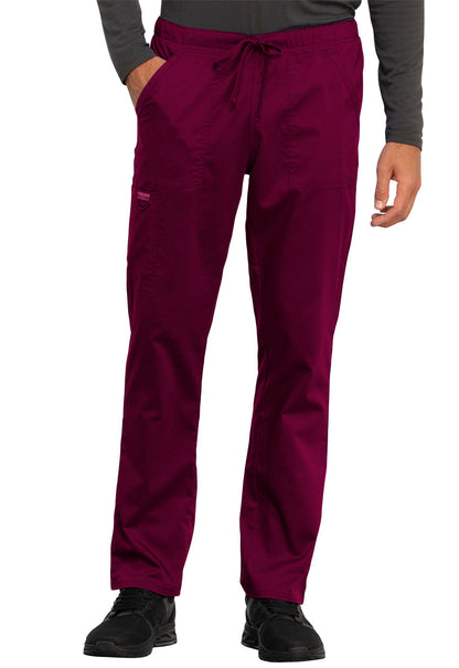 Unisex Unisex Tapered Leg Drawstring Pant - Wine