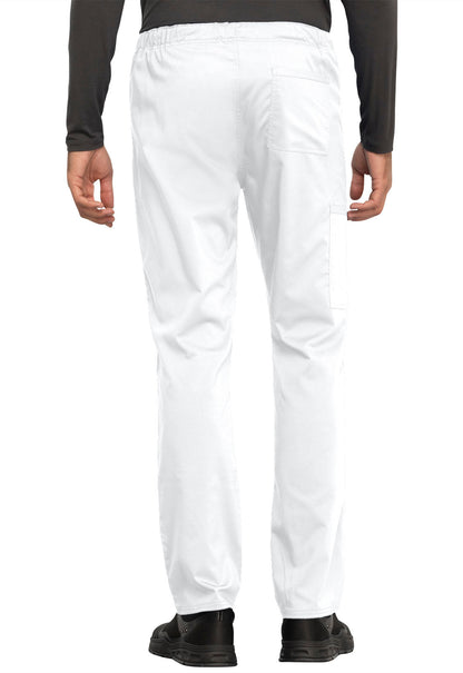 Unisex Unisex Tapered Leg Drawstring Pant - White
