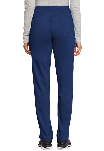 Women's Mid Rise Tapered Leg Drawstring Pant - Navy