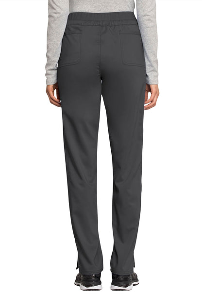 Women's Mid Rise Tapered Leg Drawstring Pant - Pewter