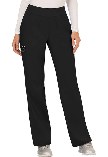 Women's Mid Rise Straight Leg Pull-on Pant - Black