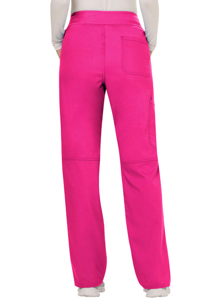 Women's Mid Rise Straight Leg Pull-on Pant - Electric Pink