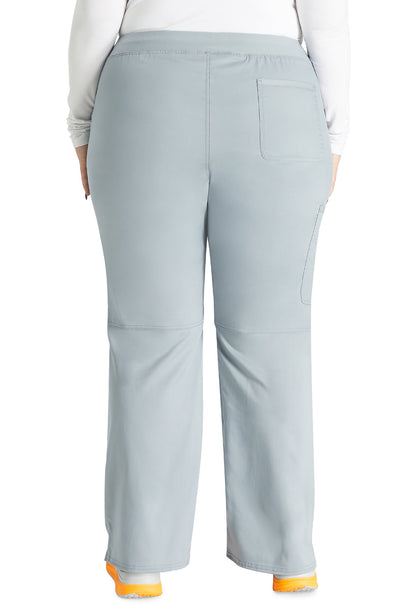 Women's Mid Rise Straight Leg Pull-on Pant - Grey