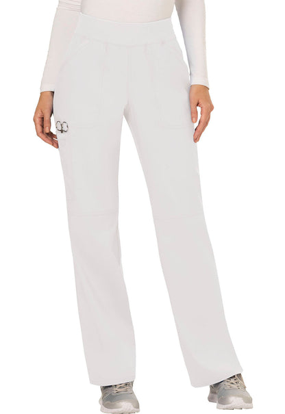 Women's Mid Rise Straight Leg Pull-on Pant - White