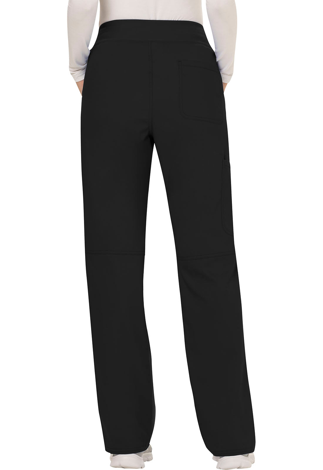 Women's Mid Rise Straight Leg Pull-on Pant - Black