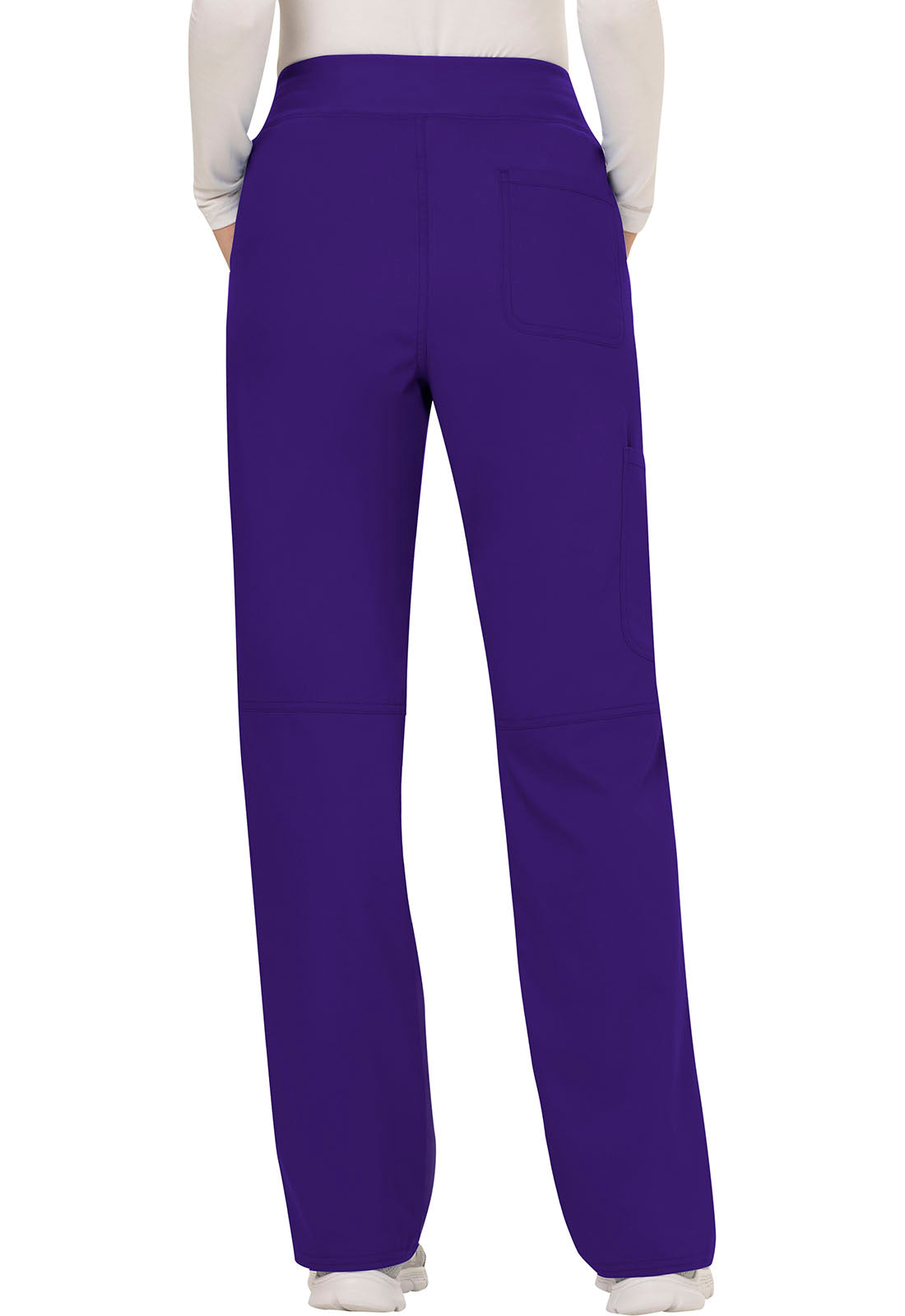 Women's Mid Rise Straight Leg Pull-on Pant - Grape
