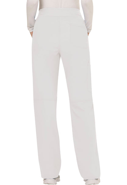 Women's Mid Rise Straight Leg Pull-on Pant - White