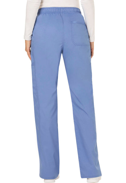 Women's Mid Rise Moderate Flare Drawstring Pant - Ciel