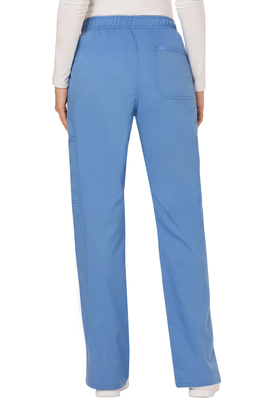 Women's Mid Rise Moderate Flare Drawstring Pant - Ciel