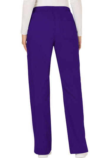 Women's Mid Rise Moderate Flare Drawstring Pant - Grape