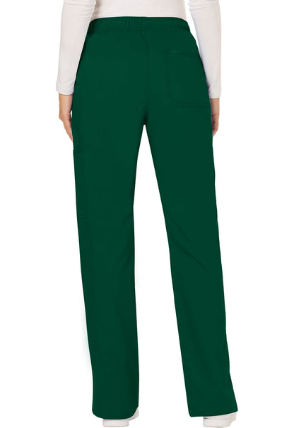 Women's Mid Rise Moderate Flare Drawstring Pant - Hunter Green