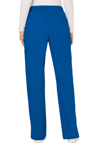 Women's Mid Rise Moderate Flare Drawstring Pant - Royal