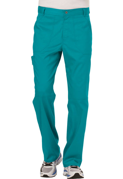 Men's Fly Front Pant - Teal Blue