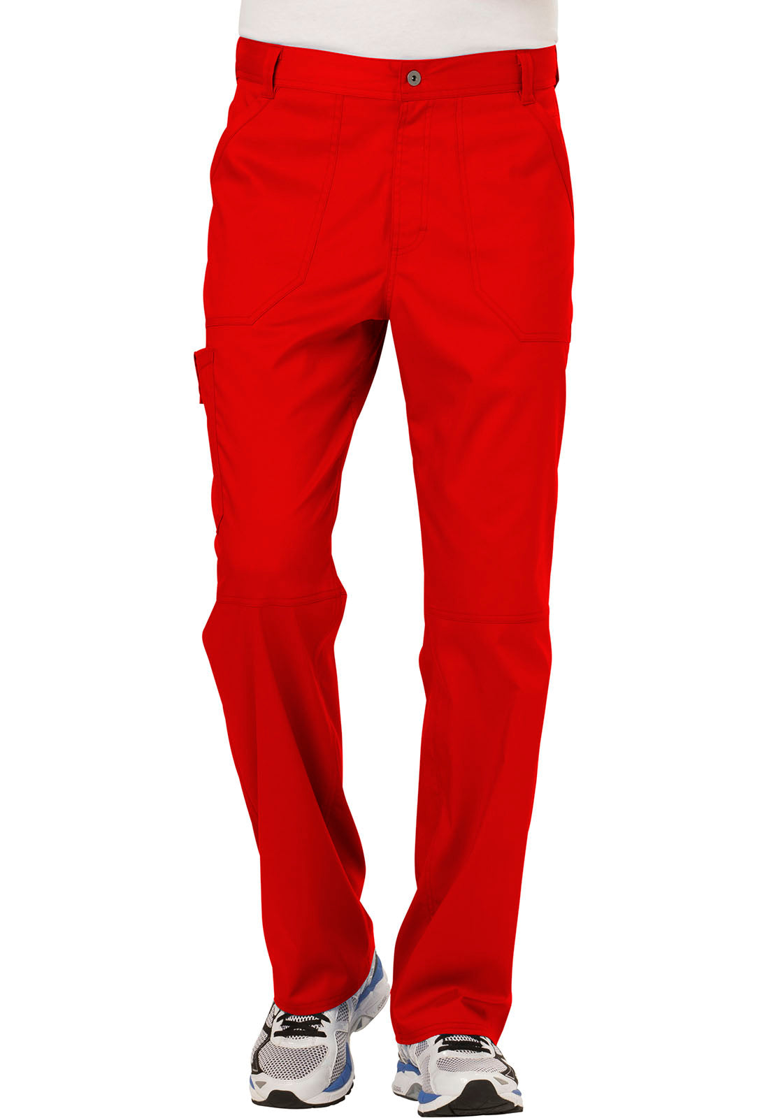 Men's Fly Front Pant - Red