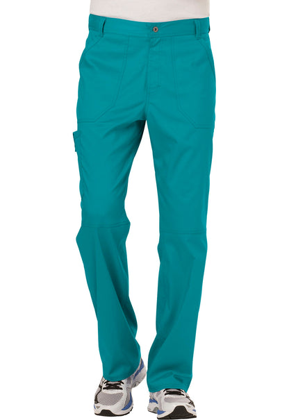 Men's Fly Front Pant - Teal Blue