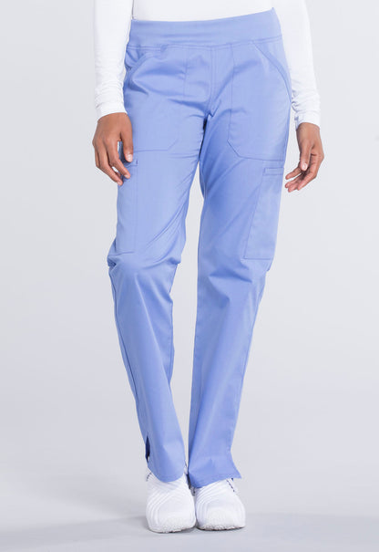 Women's Mid Rise Straight Leg Pull-on Cargo Pant - Ciel