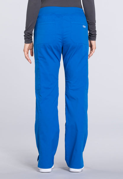 Women's Mid Rise Straight Leg Pull-on Cargo Pant - Royal