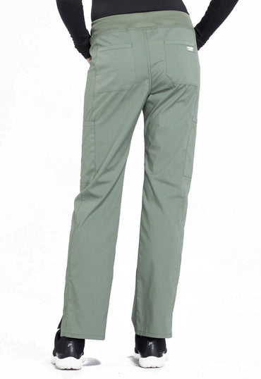 Women's Mid Rise Straight Leg Pull-on Cargo Pant - Olive