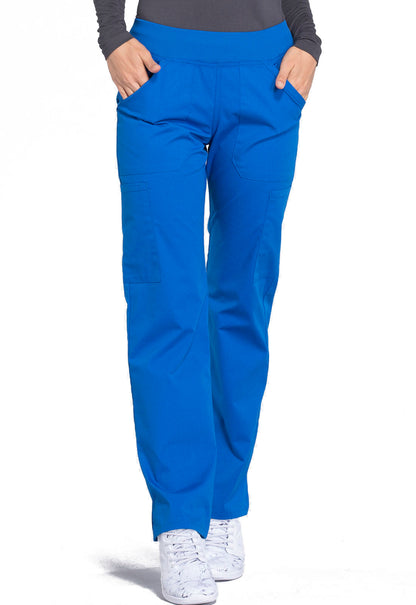 Women's Mid Rise Straight Leg Pull-on Cargo Pant - Royal