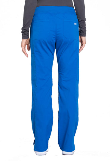 Women's Mid Rise Straight Leg Pull-on Cargo Pant - Royal