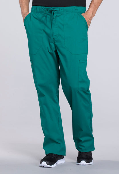 Men's Men's Tapered Leg Fly Front Cargo Pant - Hunter Green
