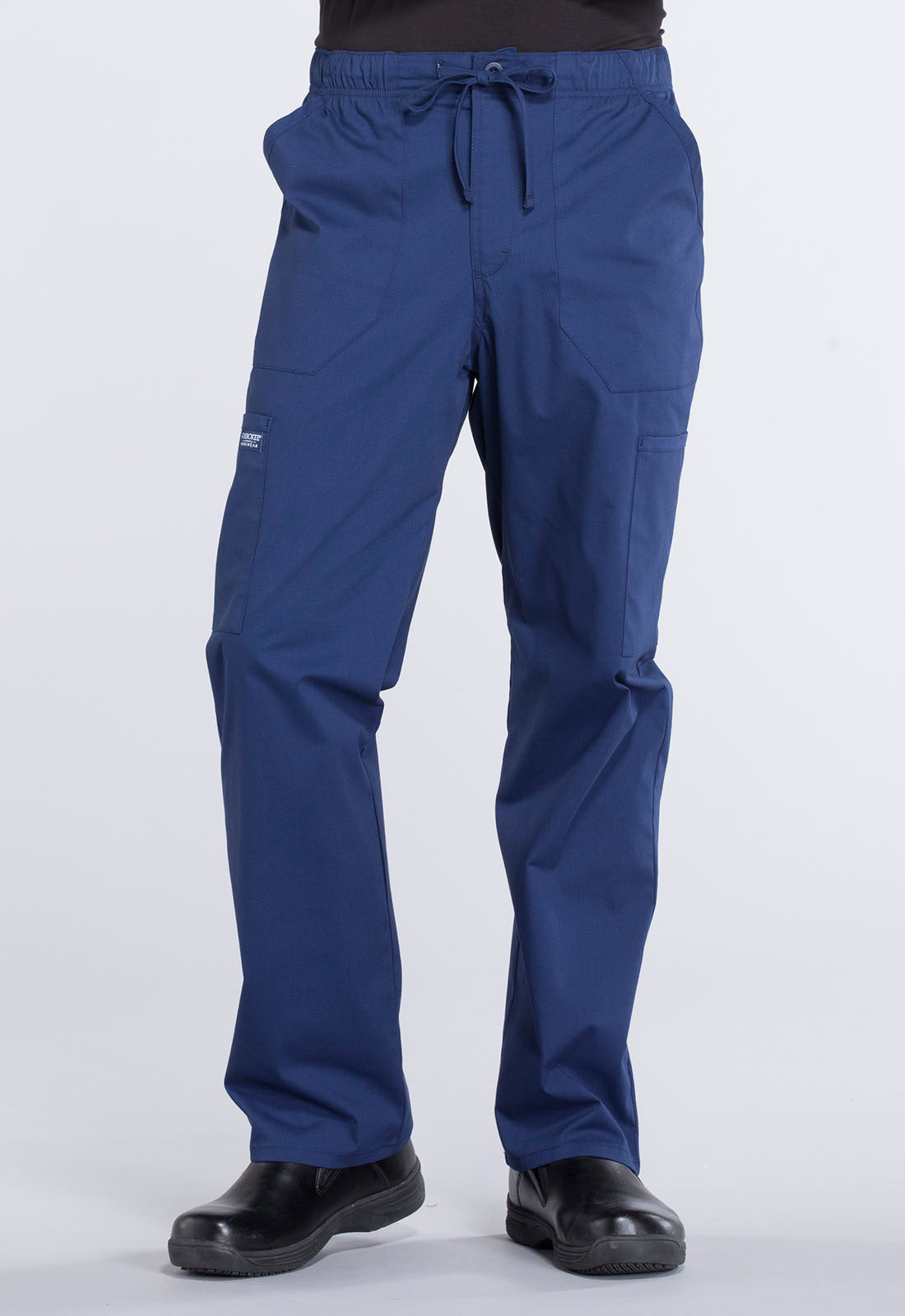 Men's Men's Tapered Leg Fly Front Cargo Pant - Navy
