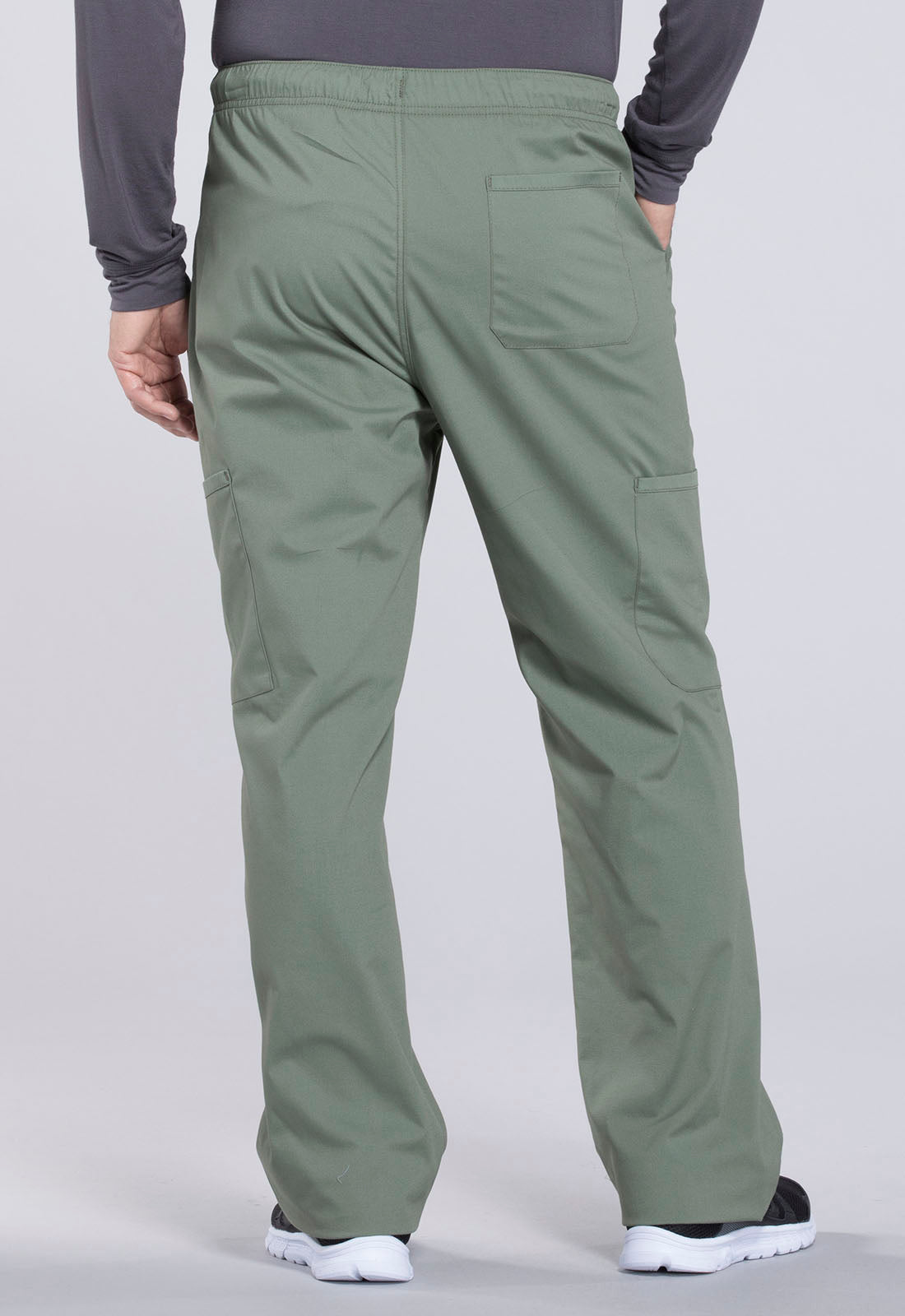 Men's Men's Tapered Leg Fly Front Cargo Pant - Olive