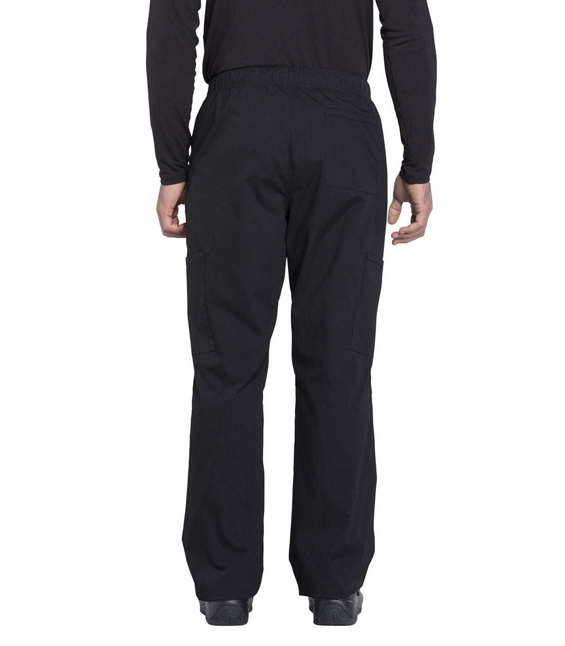 Men's Men's Tapered Leg Fly Front Cargo Pant - Black