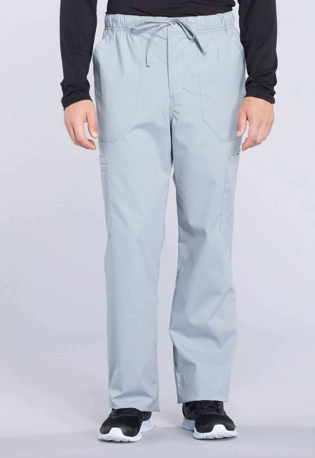 Men's Men's Tapered Leg Fly Front Cargo Pant - Grey