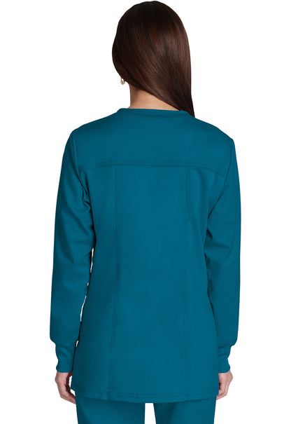 Women's Snap Front Jacket - Caribbean Blue