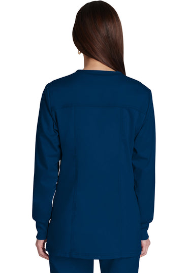 Women's Snap Front Jacket - Navy