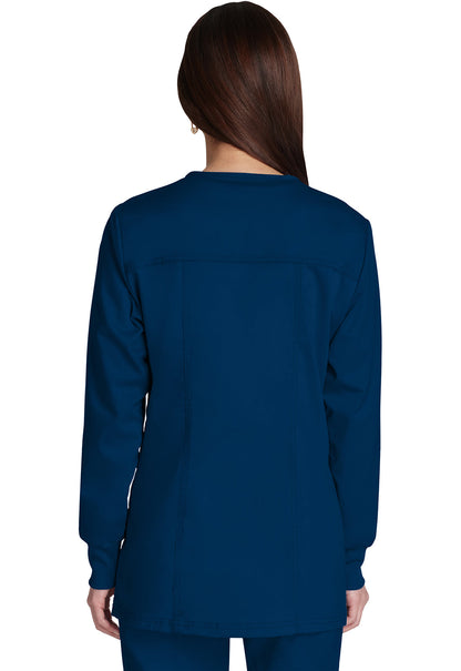 Women's Snap Front Jacket - Navy