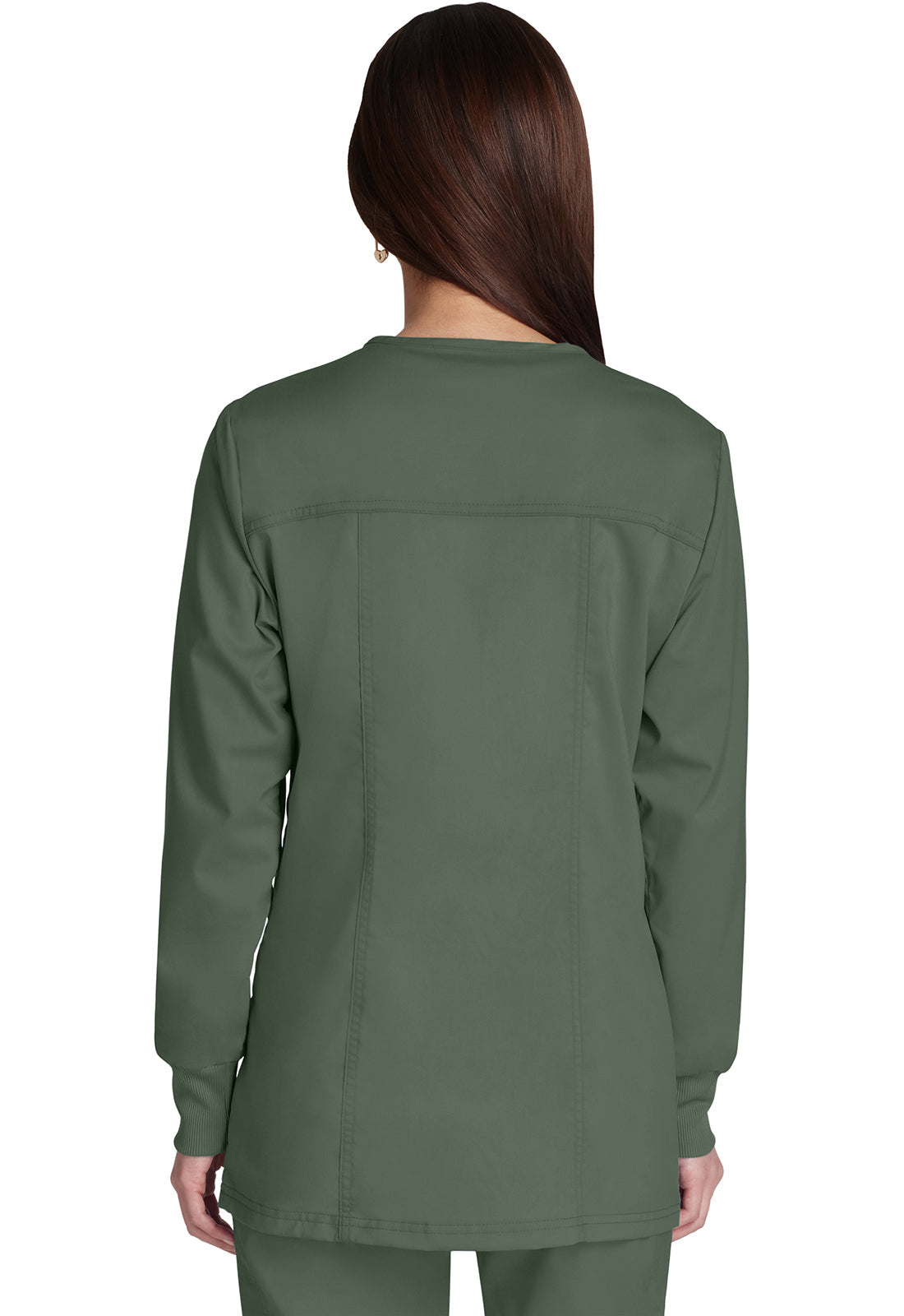 Women's Snap Front Jacket - Olive