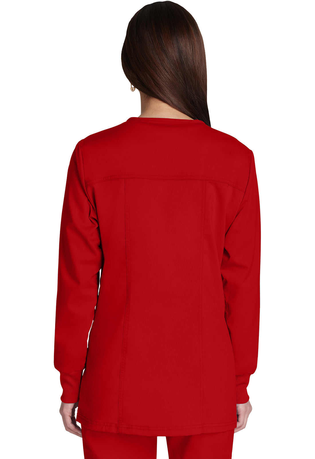 Women's Snap Front Jacket - Red