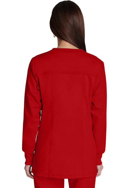 Women's Snap Front Jacket - Red