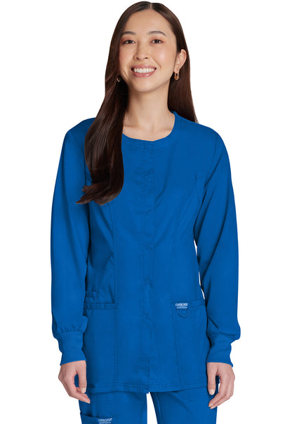 Women's Snap Front Jacket - Royal