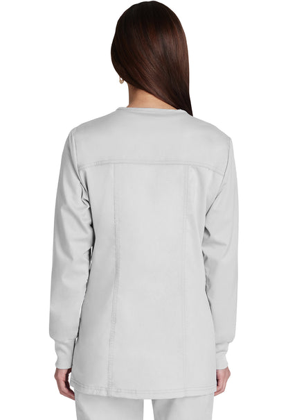 Women's Snap Front Jacket - White