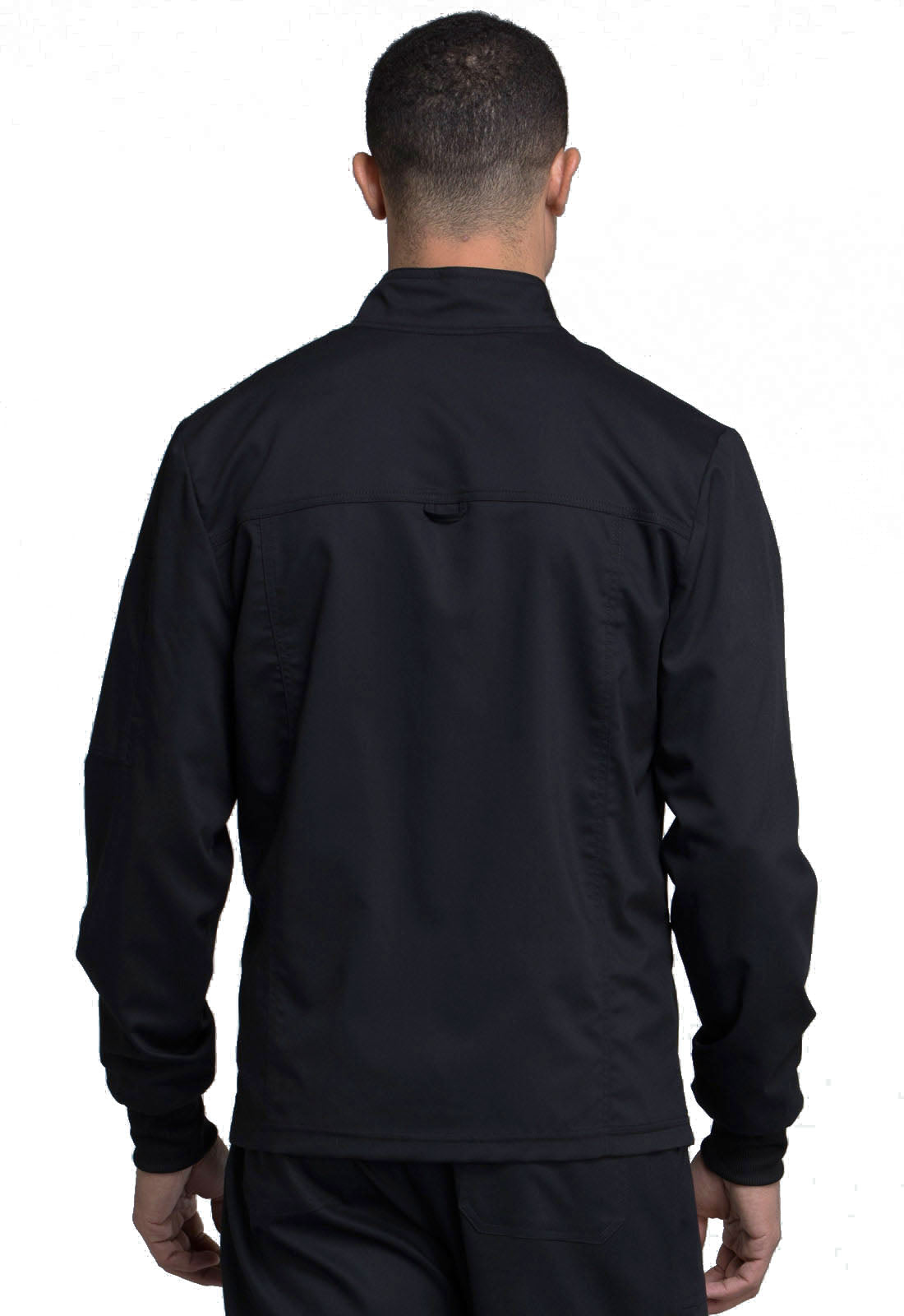 Men's Zip Front Jacket - Black