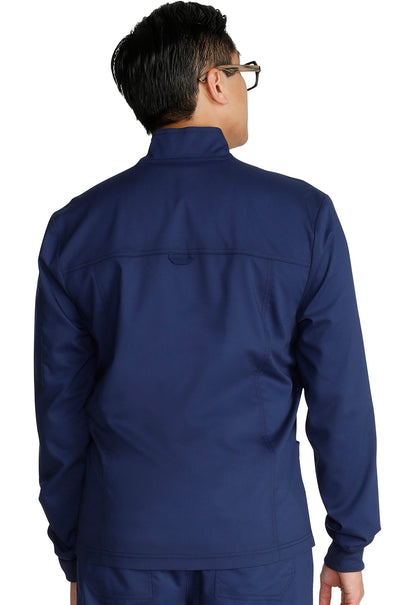Men's Zip Front Jacket - Navy