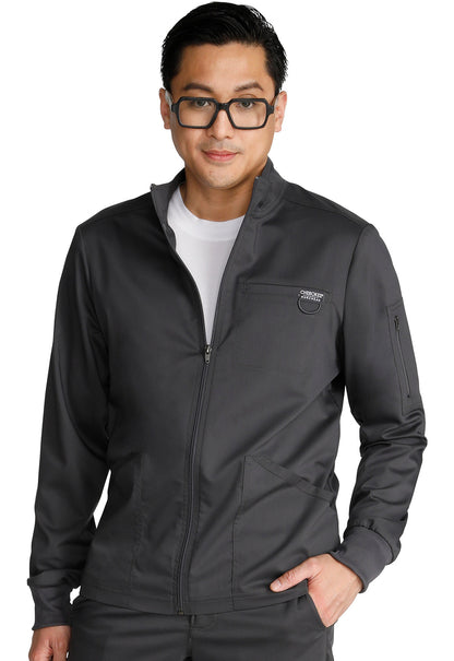 Men's Zip Front Jacket - Pewter