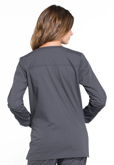 Women's Snap Front Jacket - Pewter