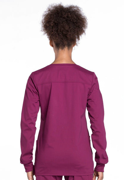 Women's Snap Front Jacket - Wine