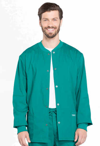 Men's Men's Snap Front Jacket - Hunter Green