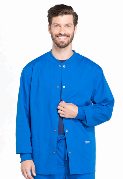 Men's Men's Snap Front Jacket - Royal