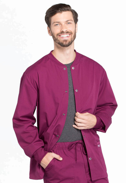 Men's Men's Snap Front Jacket - Wine