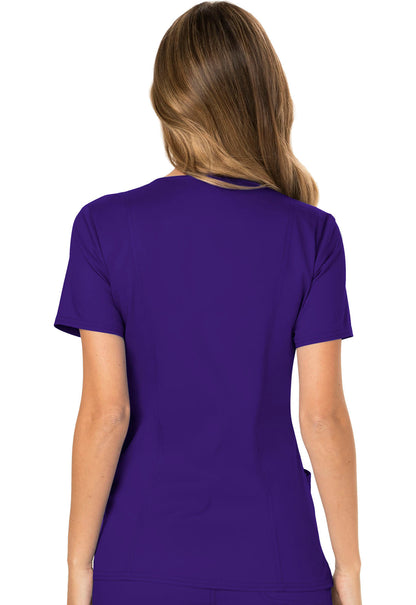 Women's Mock Wrap Top - Grape