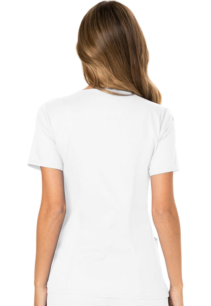 Women's Mock Wrap Top - White